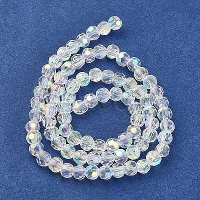 Glass Beads Strands LS-GF4mmC28-AB-1