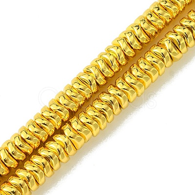 Electroplated Synthetic Non-Magnetic Hematite Beads Strands G-H020-F01-02-1