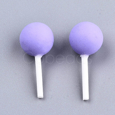 Handmade Polymer Clay 3D Lollipop Beads X-CLAY-T016-82C-1