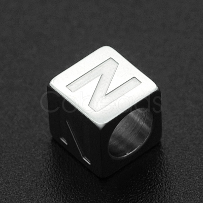 Non-Tarnish 201 Stainless Steel European Beads STAS-N090-LA062-N-1
