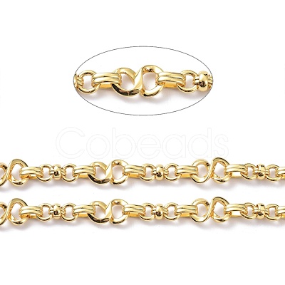 Brass Figaro Chain CHC-D028-17G-1