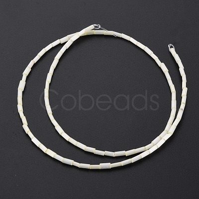 Glass Silk Stain Style Beads Strands GLAA-N047-001B-02-1