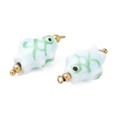Handmade Porcelain Pendants STAS-Q119-31G-01-1