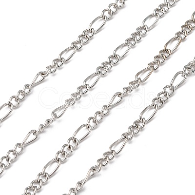 Platinum Plated Iron Figaro Chains Mother-Son Chains X-CHSM005Y-N-1