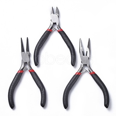 45# Carbon Steel DIY Jewelry Tool Sets Includes Round Nose Pliers PT-R007-05-1