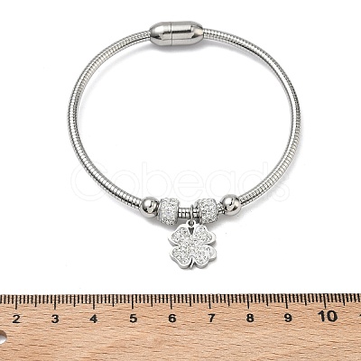 304 Stainless Steel Charm Bangles for Women BJEW-D429-02G-1