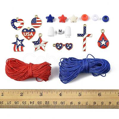 Independence Day DIY Necklaces/Bracelets Making Kits DIY-FS0009-70-1