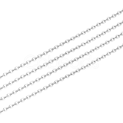 925 Sterling Silver Cable Chain STER-WH0011-04S-1