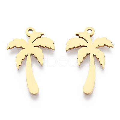 201 Stainless Steel Pendants STAS-T052-48G-1