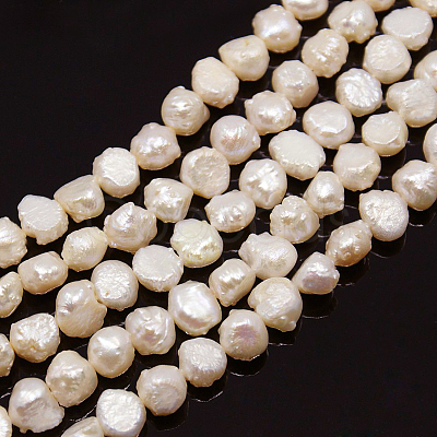 Natural Cultured Freshwater Pearl Beads Strands PEAR-N002-04-1