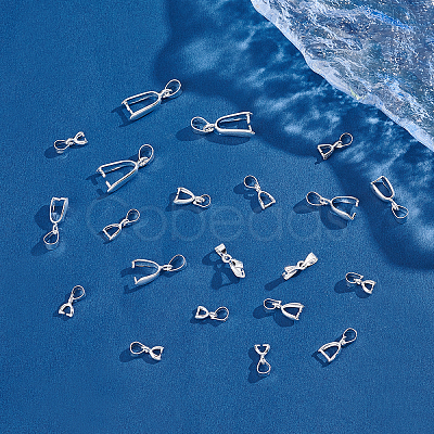 Brass Ice Pick Pinch Bails DIY-PH0024-46-1