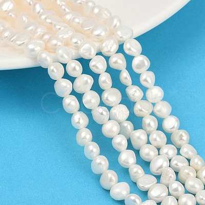 Natural Cultured Freshwater Pearl Beads Strands PEAR-P064-19G-08A-1