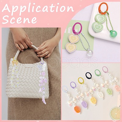 26Pcs 13 Colors Spray Painted Alloy Spring Gate Rings FIND-SC0011-85-1