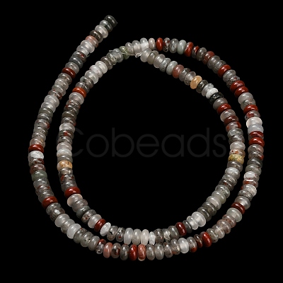 Natural African Bloodstone Beads Strands G-L635-A28-4x2mm-1