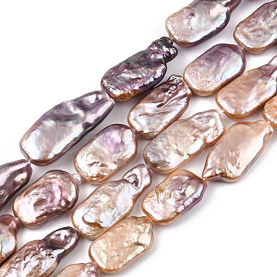 Natural Keshi Pearl Beads Strands PEAR-S020-D04-1-1