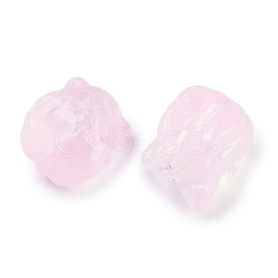 Transparent Spray Paint Glass Beads X1-GLAA-H035-01D-1