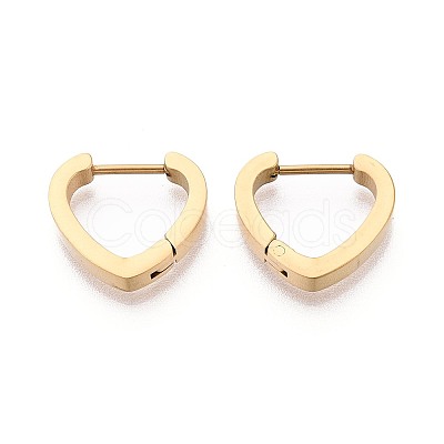 304 Stainless Steel Hoop Earrings STAS-T074-45G-1