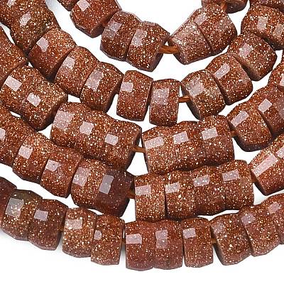 Synthetic Goldstone Heishi Beads Strands LS-G-A299-A03-01-1