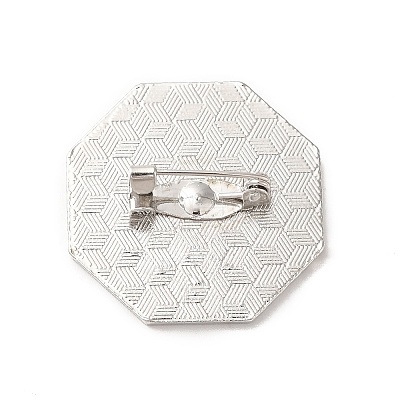 Eight-Diagram Tactics with Yin Yang Alloy Brooch Pin LS-JEWB-K008-02P-1