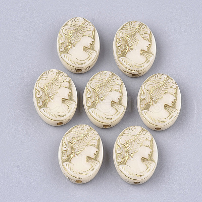 Plating Acrylic Beads X-PACR-T008-05C-1