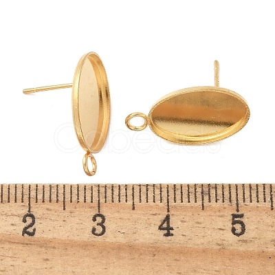 304 Stainless Steel Stud Earring STAS-C117-07G-1