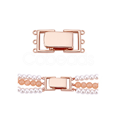 1Pc 925 Sterling Silver Fold Over Clasps STER-PH0004-13-1