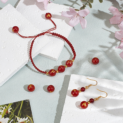 20Pcs Ntural Carnelian Beads G-NB0006-10-1