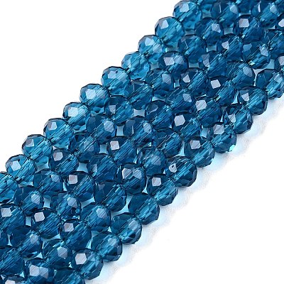 Glass Beads Strands EGLA-A044-T4mm-D27-1