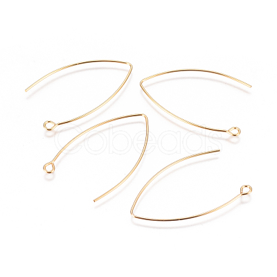 PVD Vacuum Plating 304 Stainless Steel Earring Hooks STAS-I120-23B-G-1