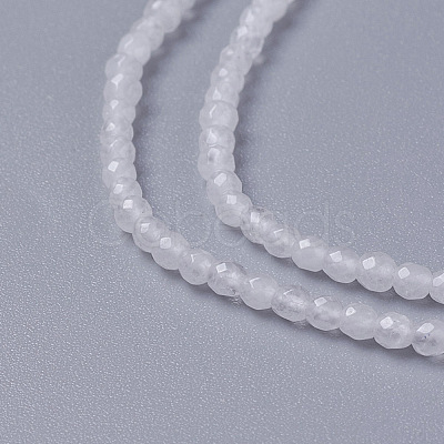 Natural White Jade Beads Strands G-F596-46E-3mm-1