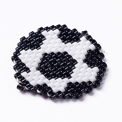 Handmade Loom Pattern MIYUKI Seed Beads PALLOY-MZ00066-01-1