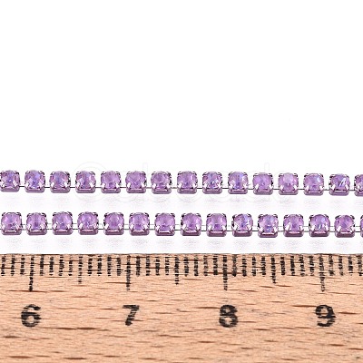 Iron Rhinestone Cup Chains CH-T006-05B-22-1