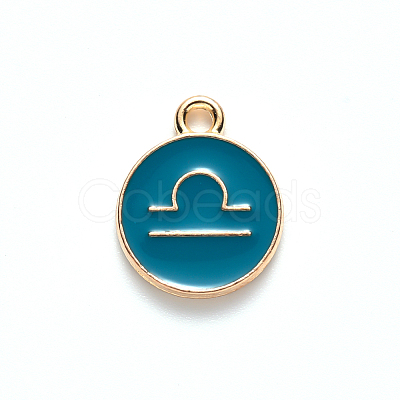 Alloy Enamel Pendants LS-ENAM-S124-01A-05K-1