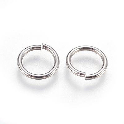 Tarnish Resistant 304 Stainless Steel Open Jump Rings A-STAS-P212-25P-17-1