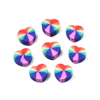 Handmade Polymer Clay Beads CLAY-N011-58-01-1