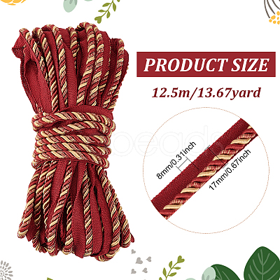 Polyester Twisted Lip Cord Trim OCOR-WH0071-044A-03-1