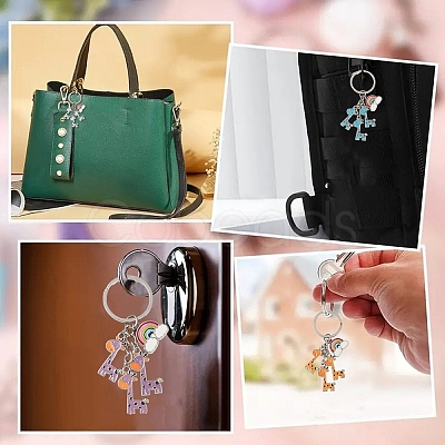 Giraffe Alloy Enamel Keychain KEYC-YW00169-01-1