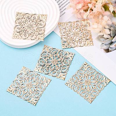 Iron Filigree Large Pendants IFIN-J019-G-1