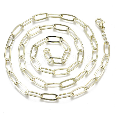 Brass Paperclip Chains MAK-S072-13A-14KC-1
