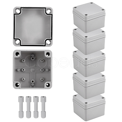 Outdoor Waterproof ABS Plastic Cable Boxes CON-WH0089-232B-1