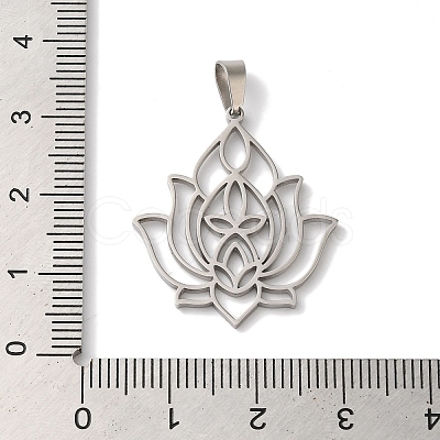 Non-Tarnish 304 Stainless Steel Pendants STAS-U010-27P-1