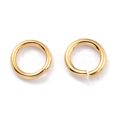 Rack Plating Brass Open Jump Rings KK-O139-18T-G-1