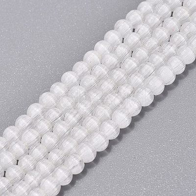 Glass Imitation Cat Eye Beads Strands GLAA-N075-01A-12-1