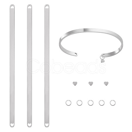 DIY Cuff Bangle Making Kits DIY-TA0014-48C-1