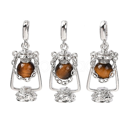 Natural Tiger Eye Pendants GG-CBA0251-04P-08-1