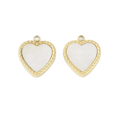Natural Shell Charms STAS-P366-22C-G-1