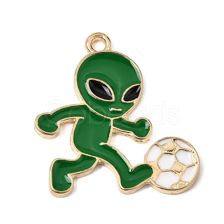Alloy Enamel Pendants AL-CBA2C8B-03B-G-1
