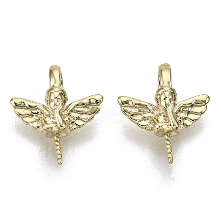 Brass Peg Bails Pendants LS-KK-N232-125-NF-1