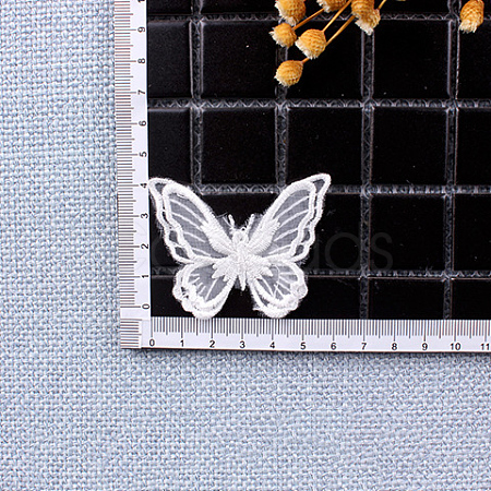 Lace Embroidery Sewing Fiber LS-DIY-WH0122-12-1