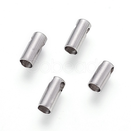 Tarnish Resistant 304 Stainless Steel Cord Ends STAS-F232-01D-P-1